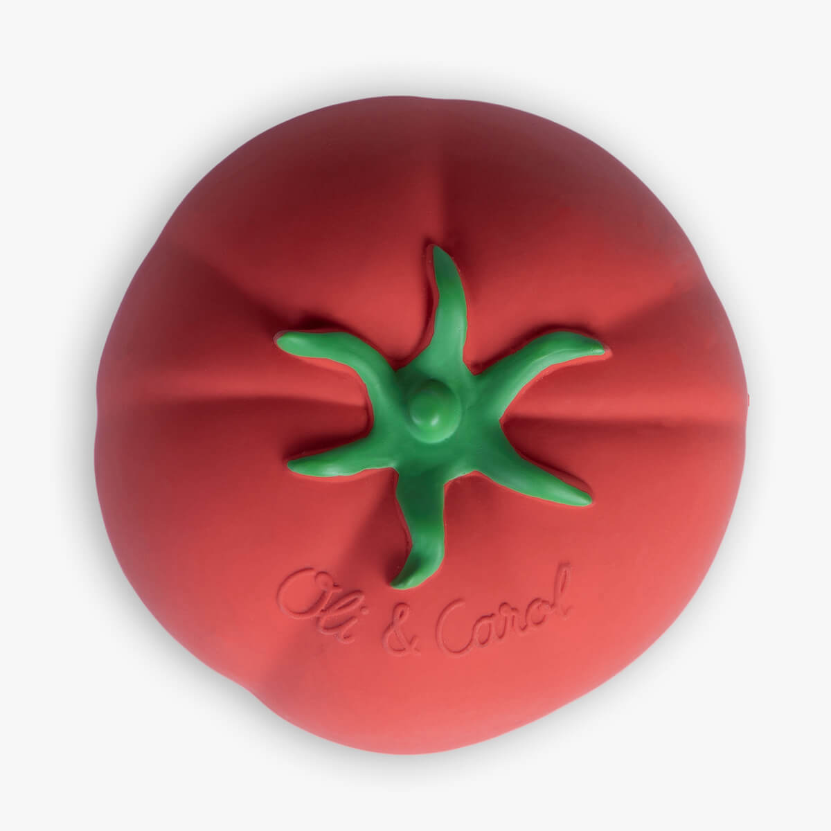Pelota mordedor SPORTY BALLS Oli and Carol Tomate