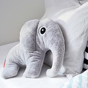 Peluche 44x40cm ELPHEE Done by Deer grey