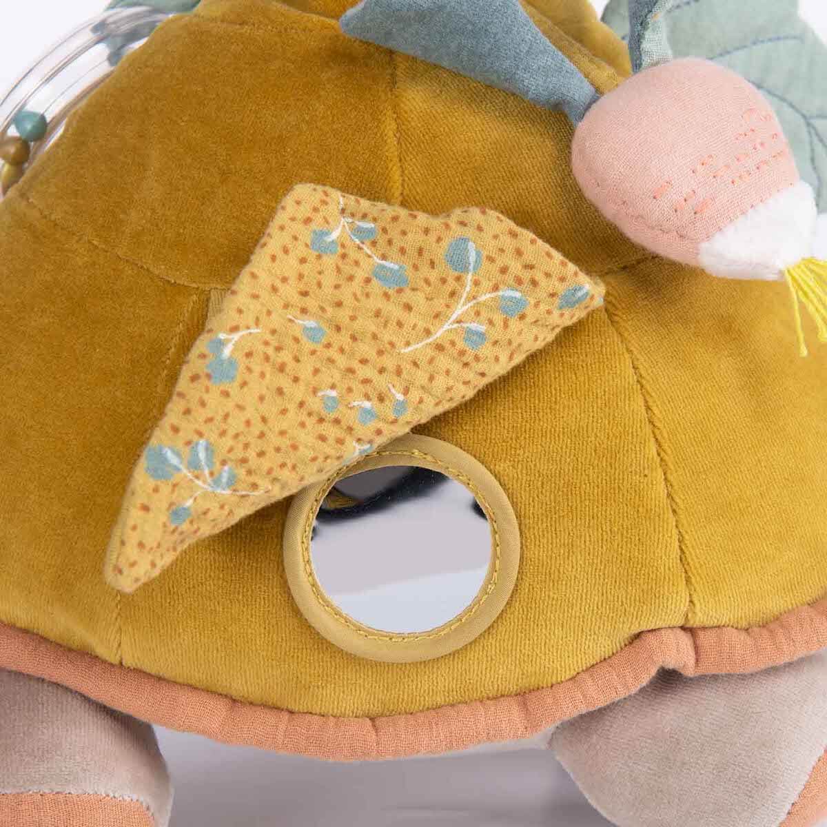 Peluche actividades tortuga gigante TROIS PETITS LAPINS Moulin Roty