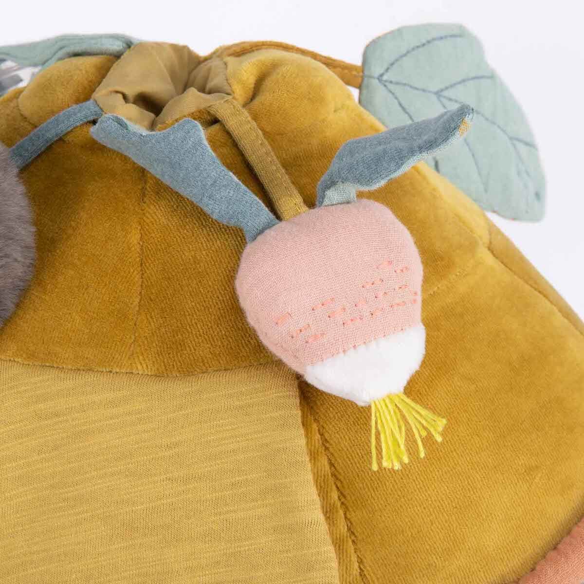 Peluche actividades tortuga gigante TROIS PETITS LAPINS Moulin Roty