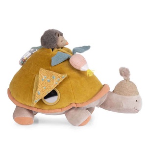 Peluche actividades tortuga gigante TROIS PETITS LAPINS Moulin Roty