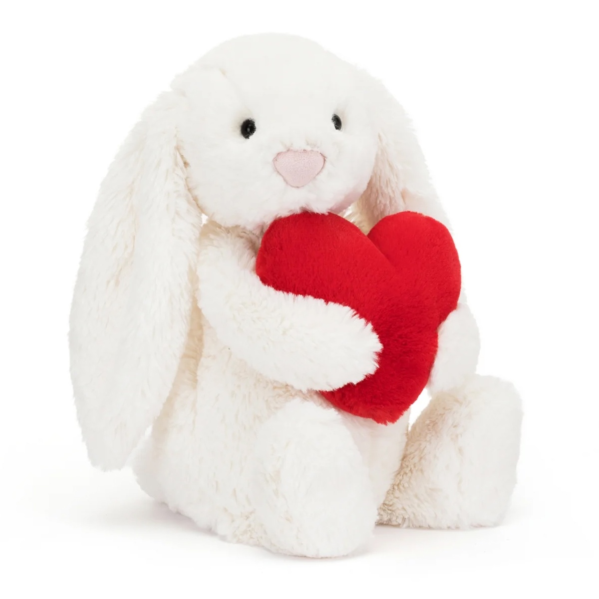 Peluche conejo-corazón rojo 31cm BASHFUL Jellycat