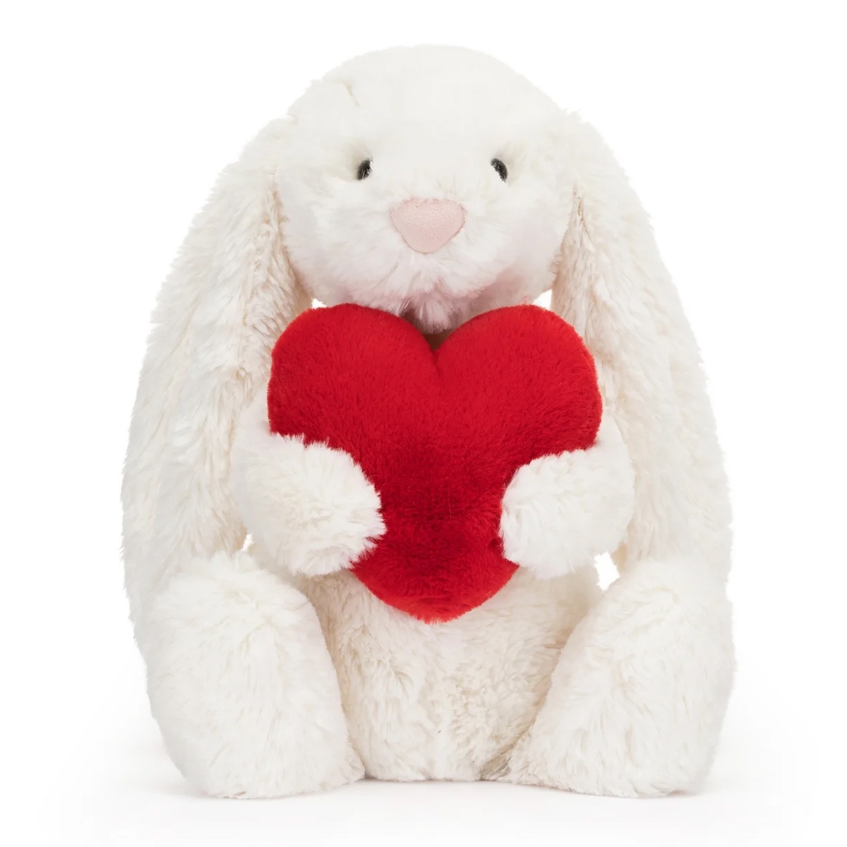 Peluche conejo-corazón rojo 31cm BASHFUL Jellycat