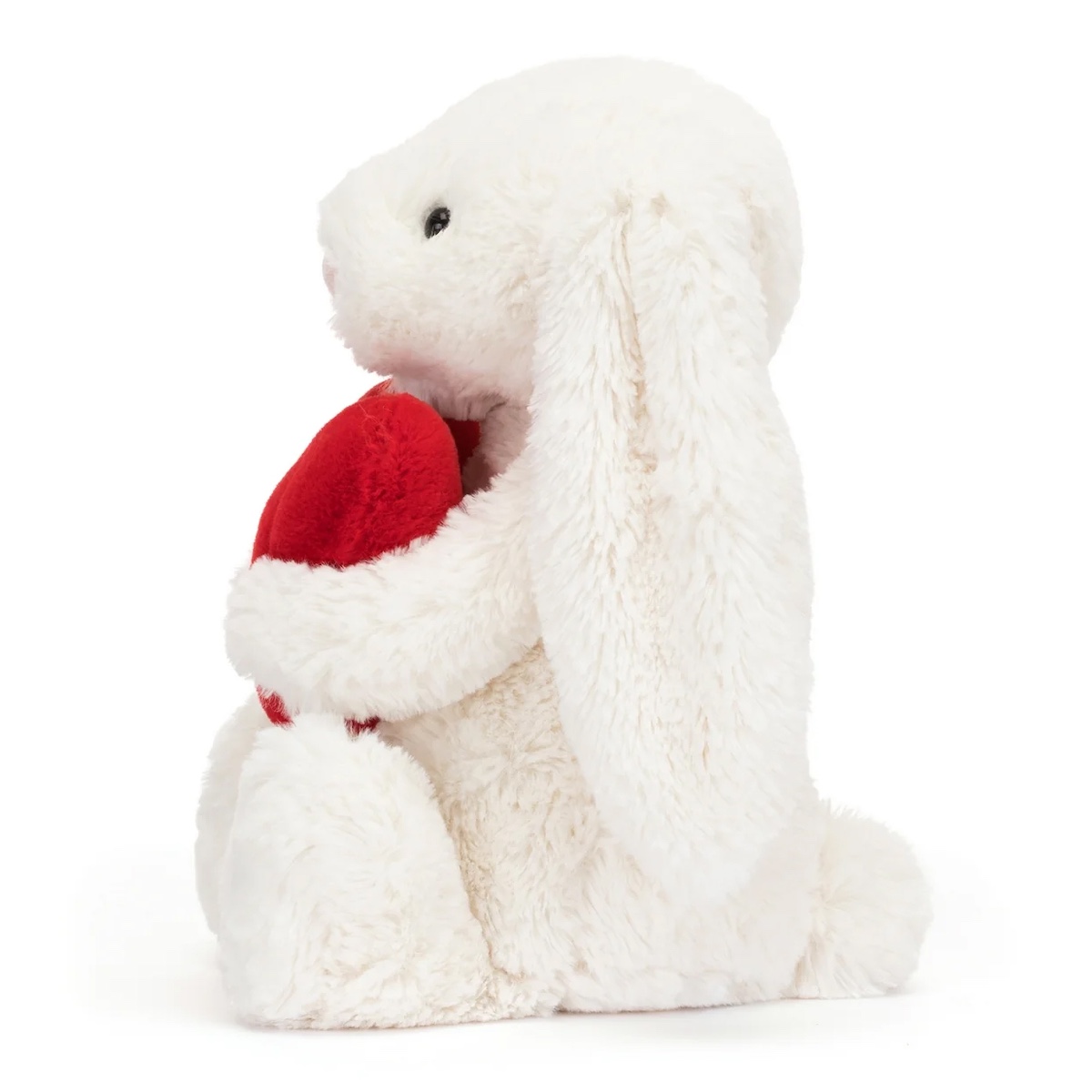 Peluche conejo-corazón rojo 31cm BASHFUL Jellycat