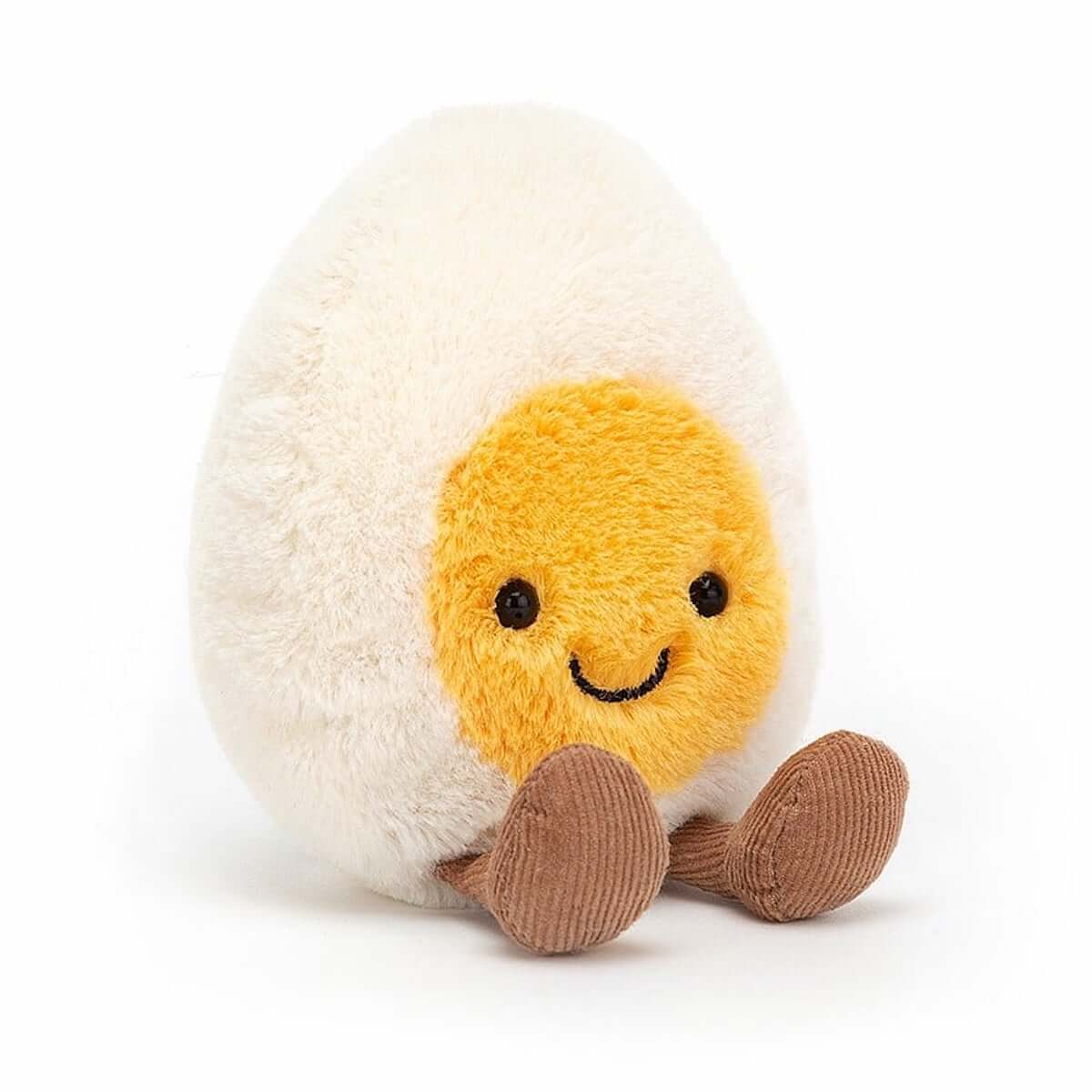 Peluche huevo cocido feliz 14cm AMUSEABLES Jellycat