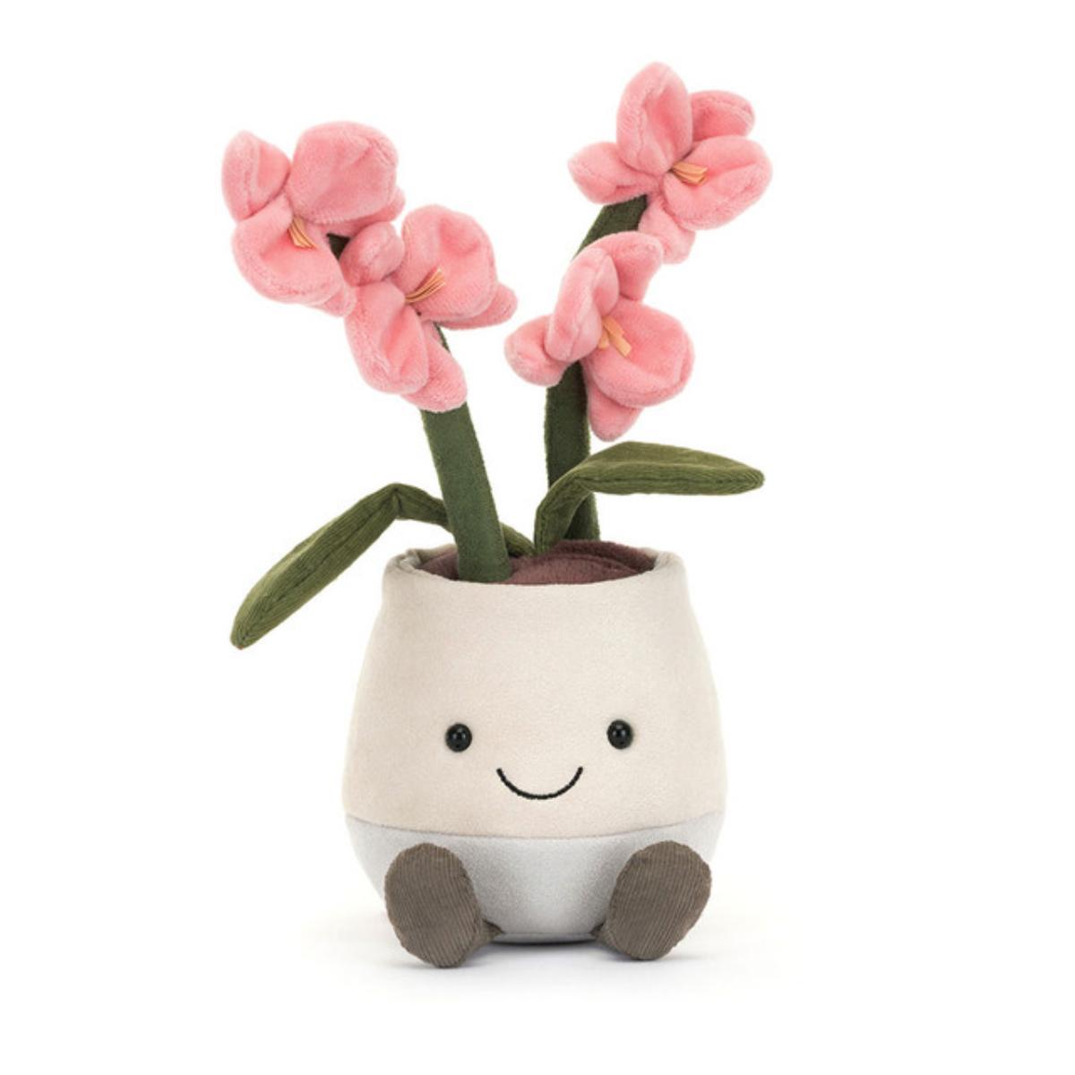 Peluche maceta orquídea rosa AMUSEABLES Jellycat