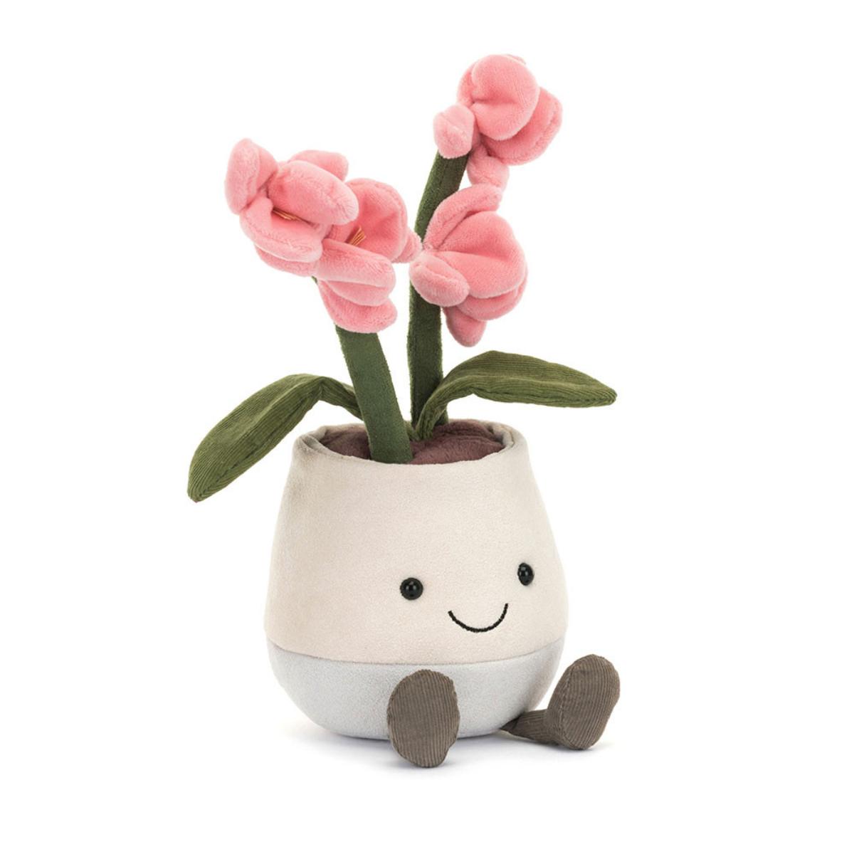 Peluche maceta orquídea rosa AMUSEABLES Jellycat