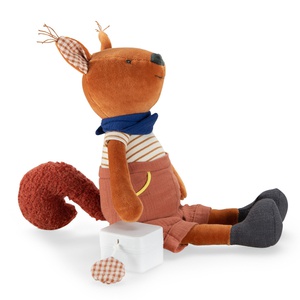 Peluche musical ardilla POMME DES BOIS Moulin Roty