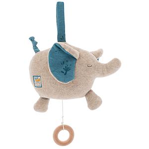 Peluche musical elefante SOUS MON BAOBAB Moulin Roty