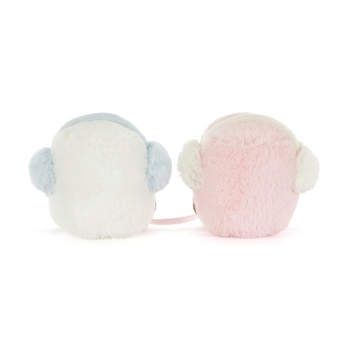 Peluche nubes tostadas AMUSEABLES Jellycat rosa-blanco