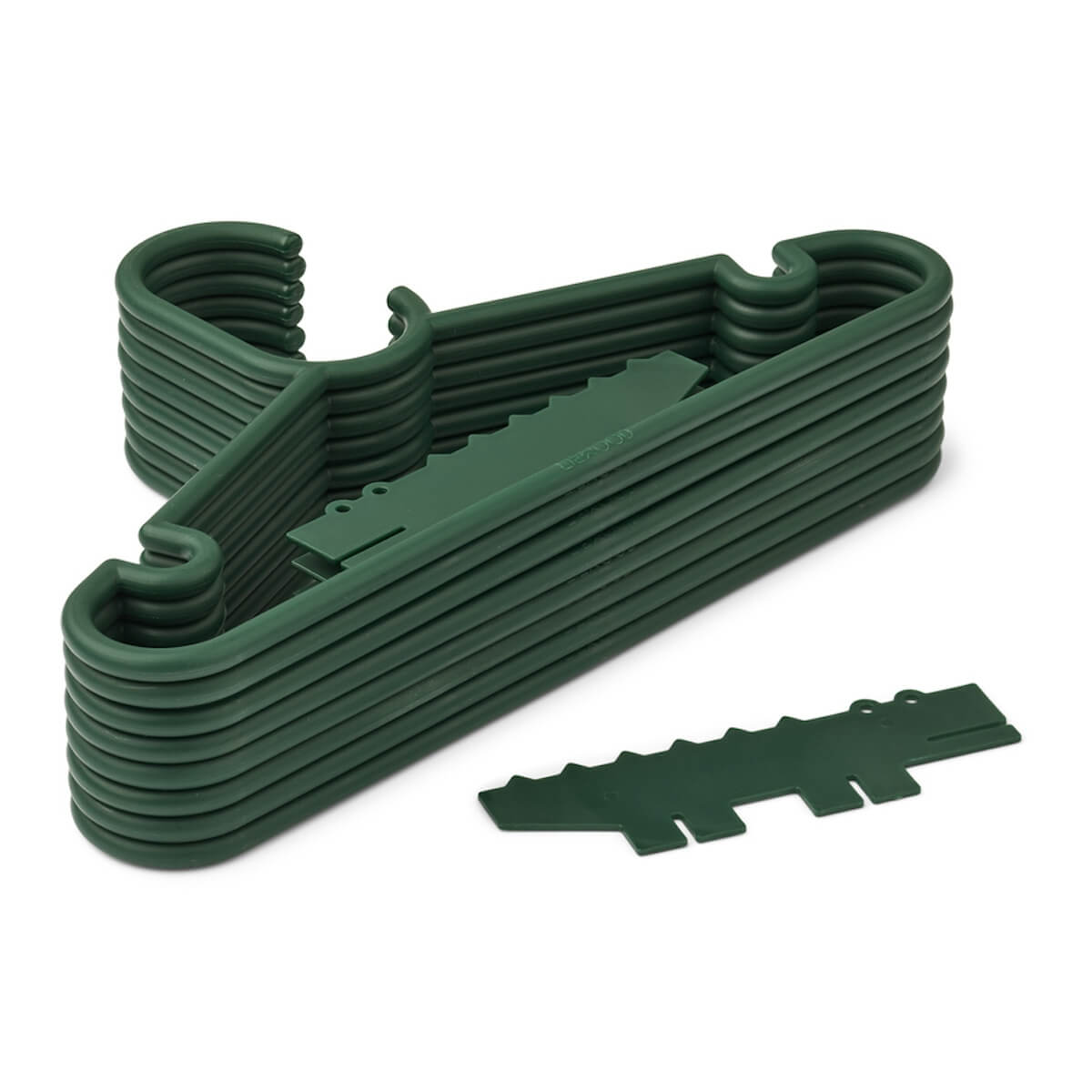 Perchas 8uds FALTON Liewood Crocodile garden green