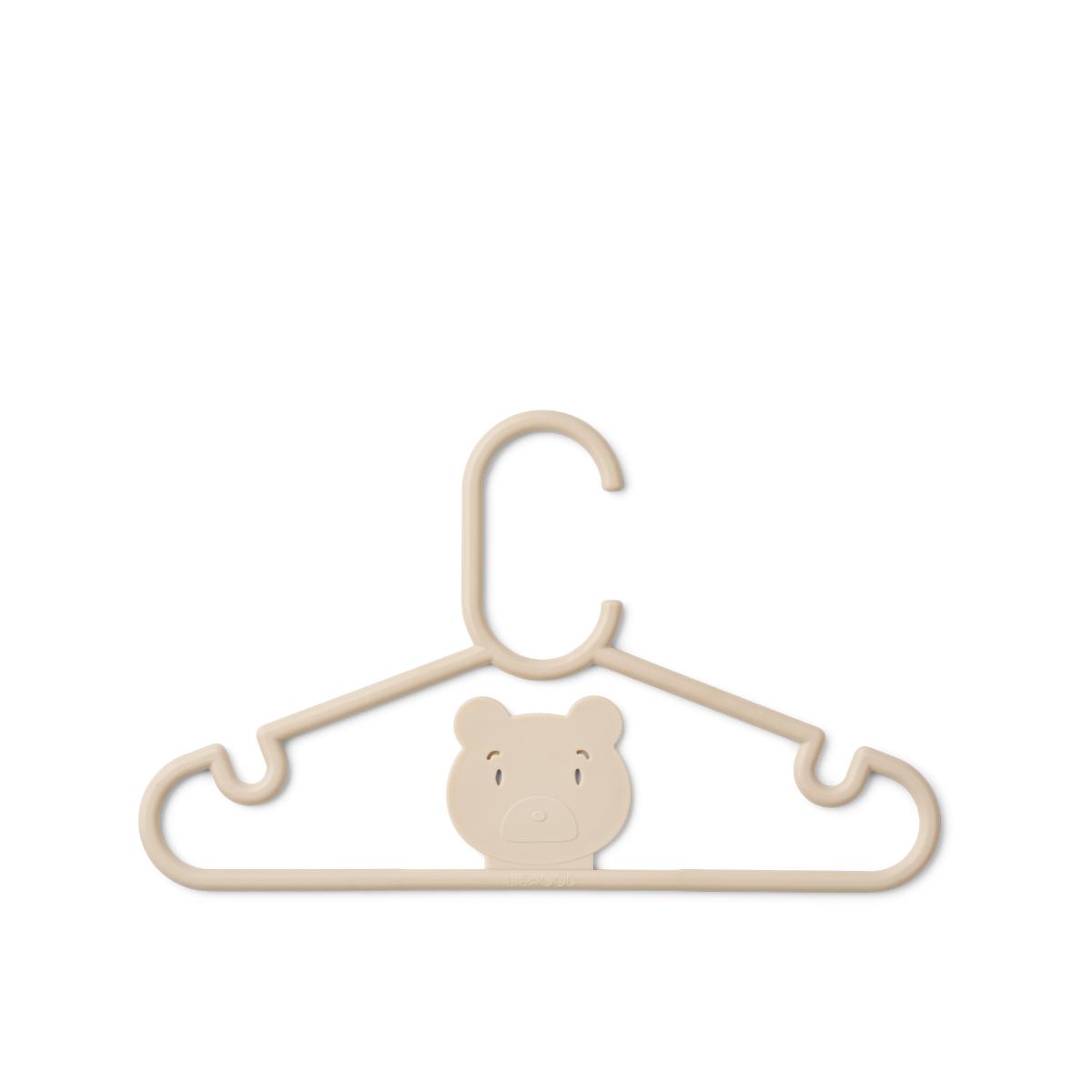 Perchas 8uds FALTON Liewood Mr. Bear sandy