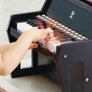 Piano luminoso-taburete LEARN WITH LIGHTS Hape negro