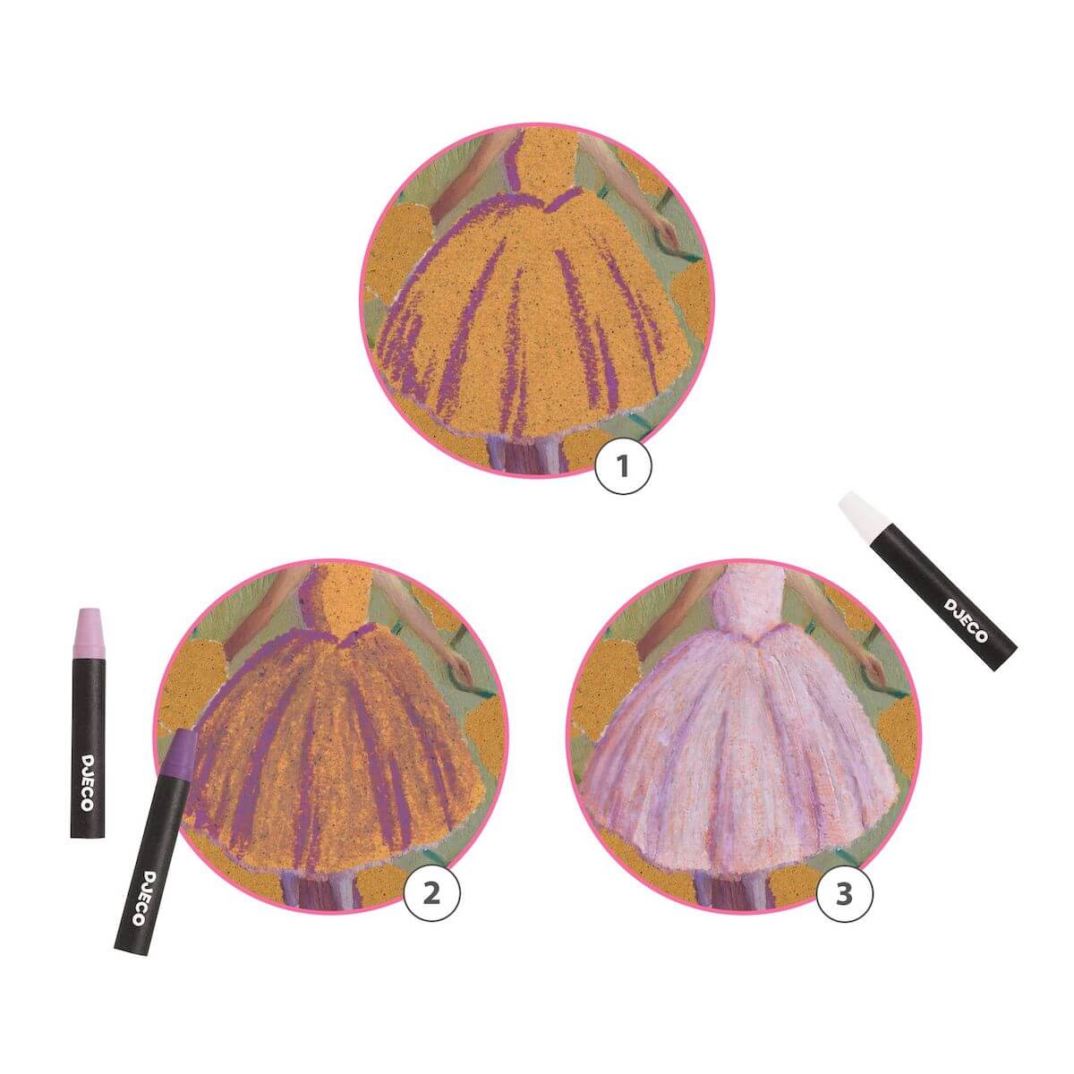 Pintar ceras BALLERINES Djeco