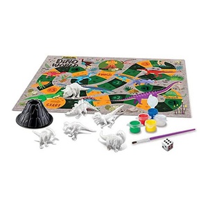 Pintar & Jugar Dino World KIDZLABS 4M