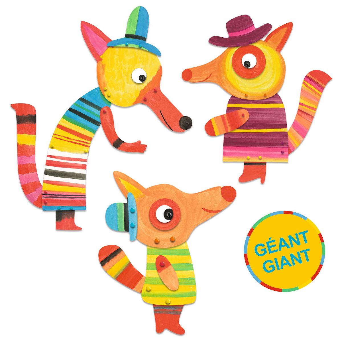 Pintar LA FAMILLE RENARD Djeco