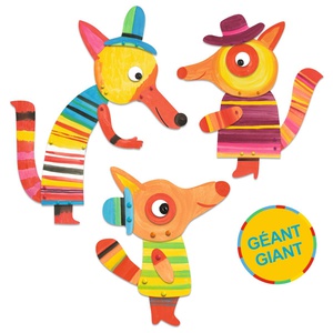 Pintar LA FAMILLE RENARD Djeco