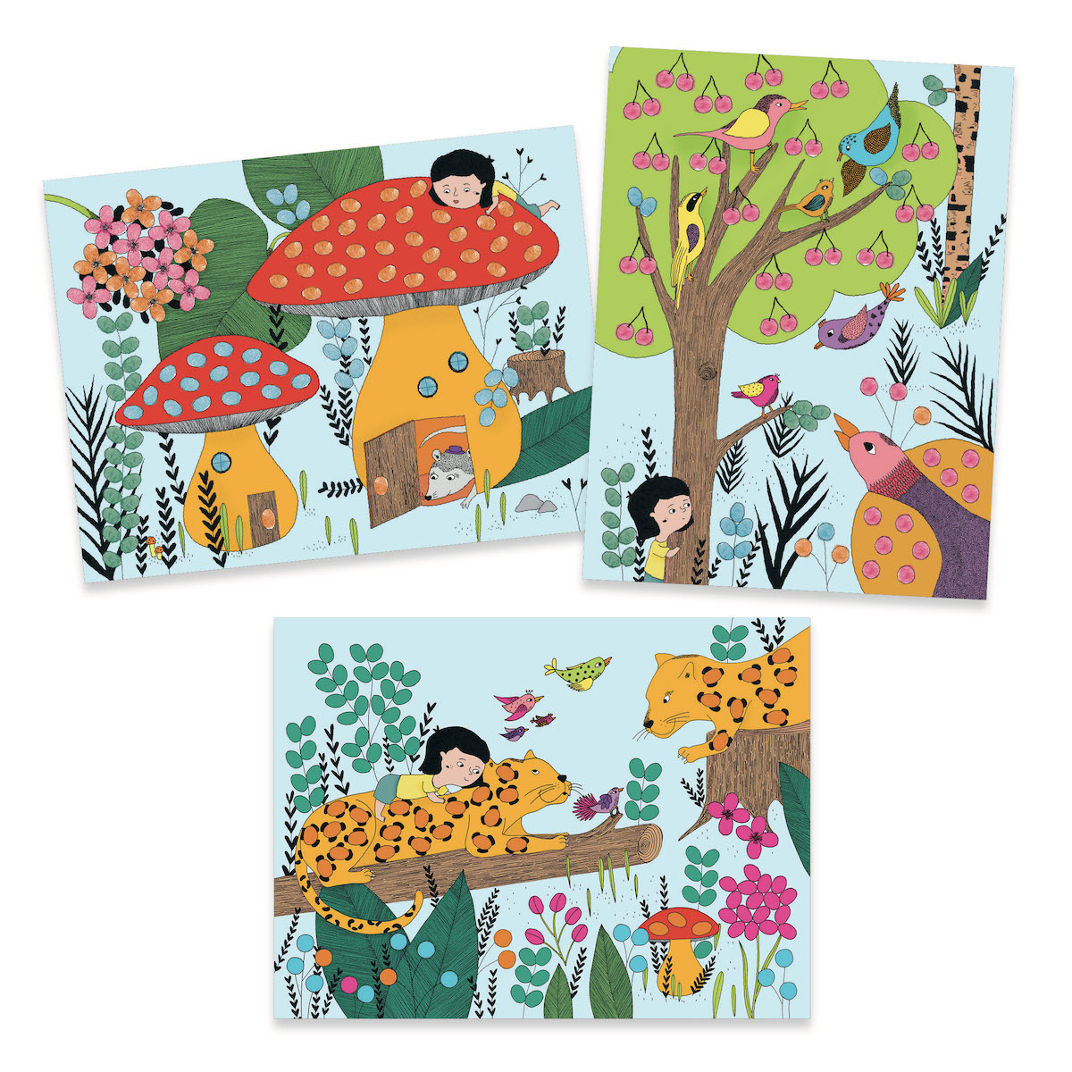 Pintura dedos LES PETITS Djeco