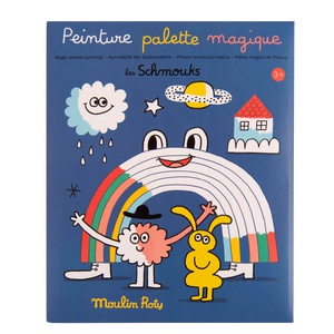 Pintura paleta mágica LES SCHMOUKS Moulin Roty