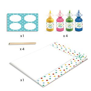 Pintura palillos LES PETITS Djeco
