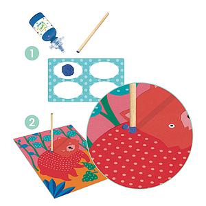 Pintura palillos LES PETITS Djeco