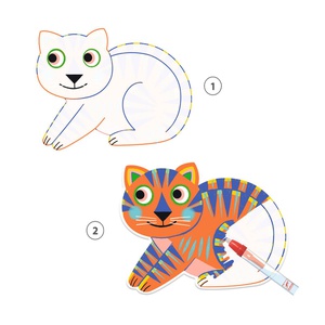 Pinturas mágicas ANIMALO-MA Djeco