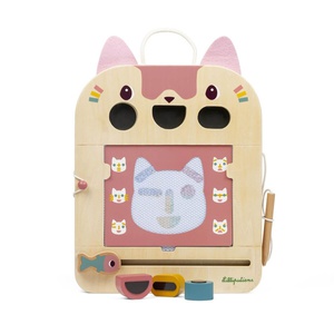 Pizarra mágica madera gato JEANNE Lilliputiens