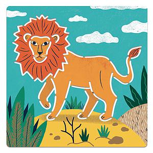 Plantillas ANIMALES SALVAJES Djeco