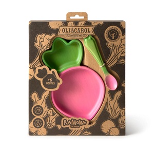 Plato & cuchara RAMONA THE RADISH Oli & carol