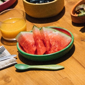 Plato & cuchara WALLY THE WATERMELON Oli & carol