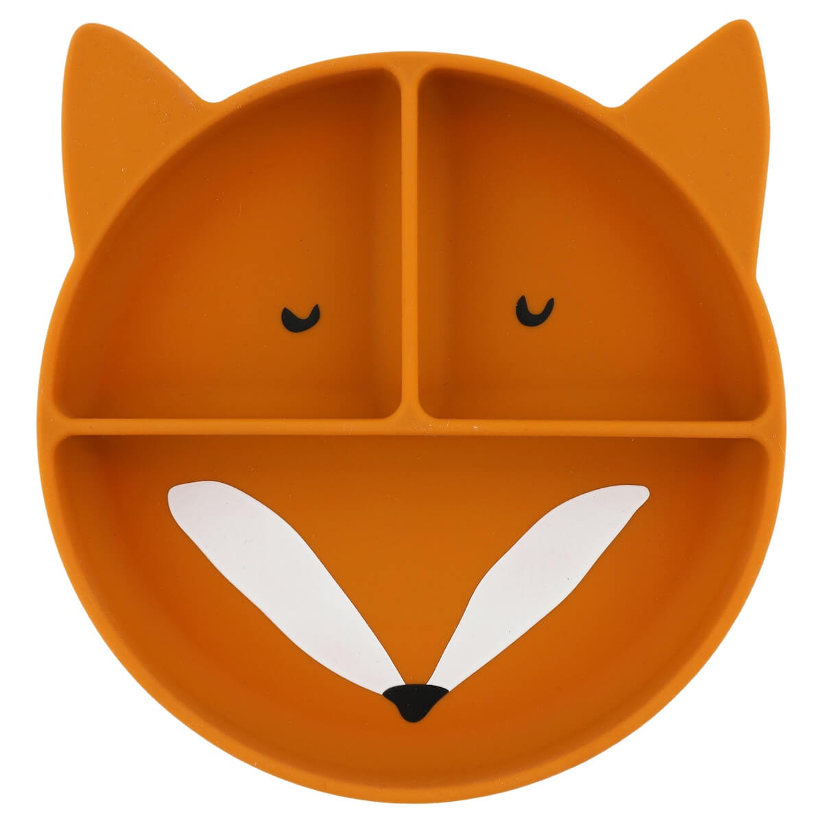 Plato silicona compartimentos-ventosa Mr. FOX Trixie