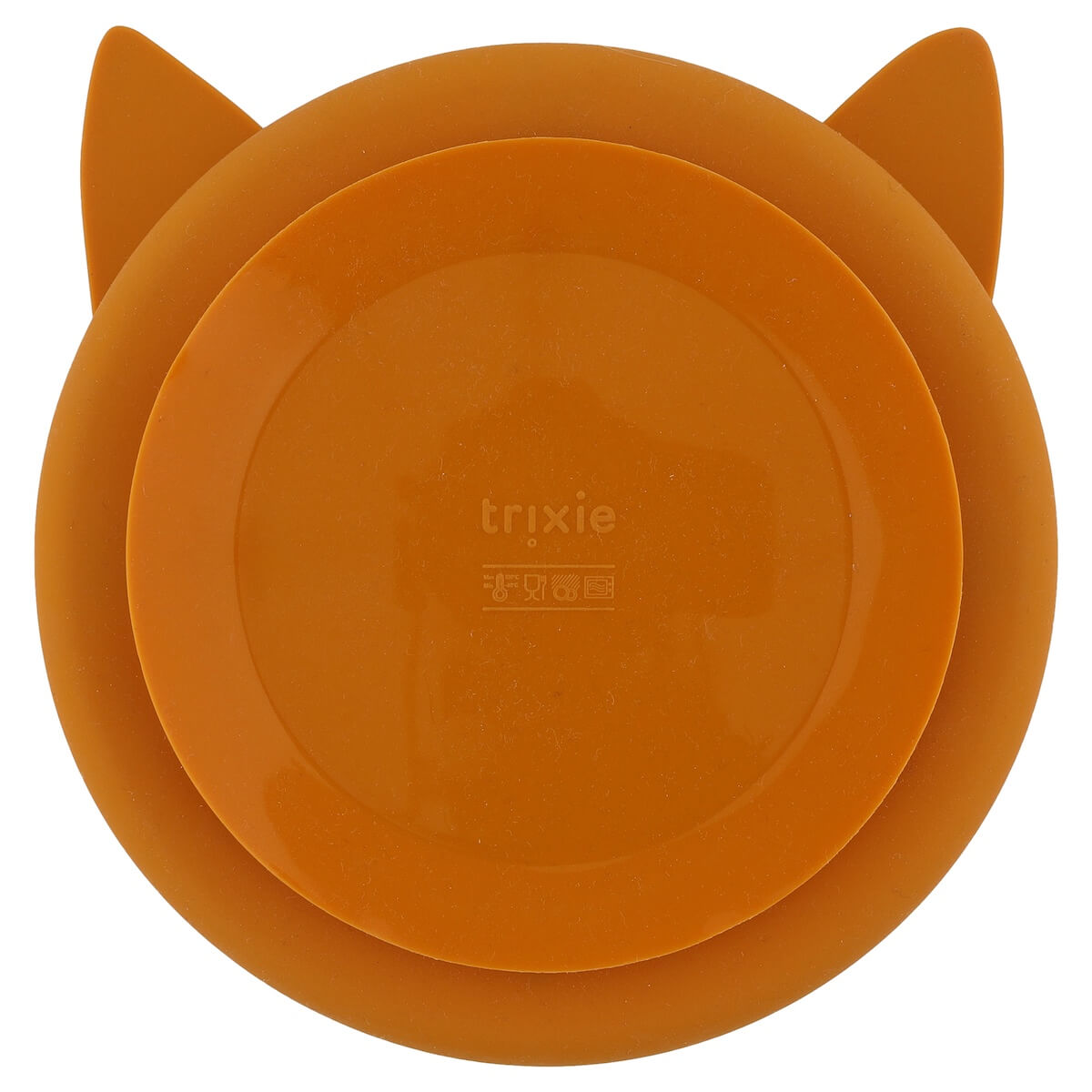 Plato silicona compartimentos-ventosa Mr. FOX Trixie