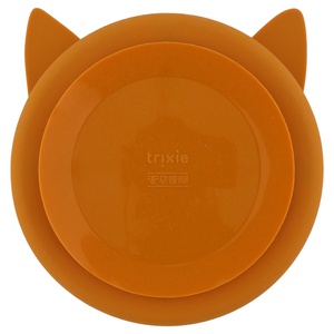 Plato silicona compartimentos-ventosa Mr. FOX Trixie