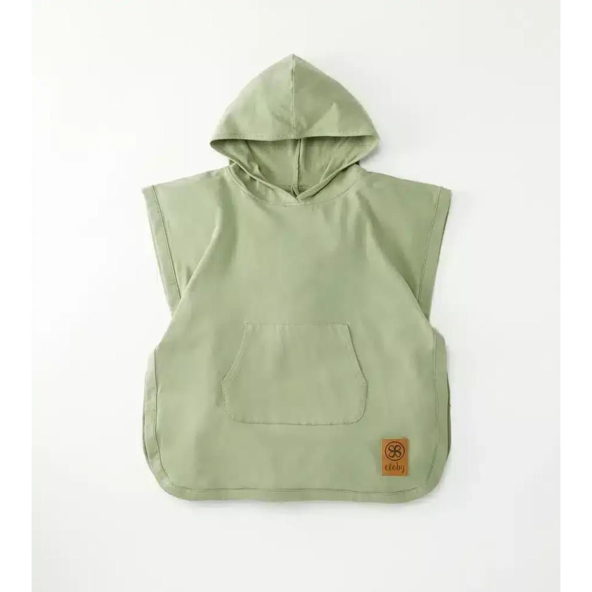 Poncho UV 3-5 años Cloby olive green