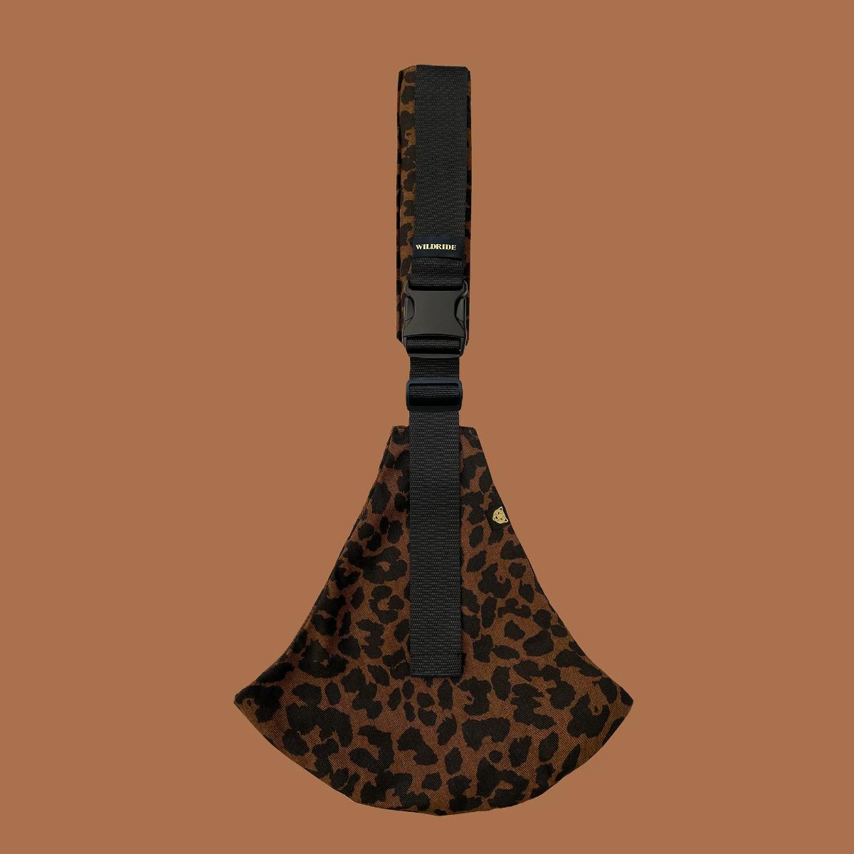 Portabebé Bandolera PRINT Wildride brown leopard