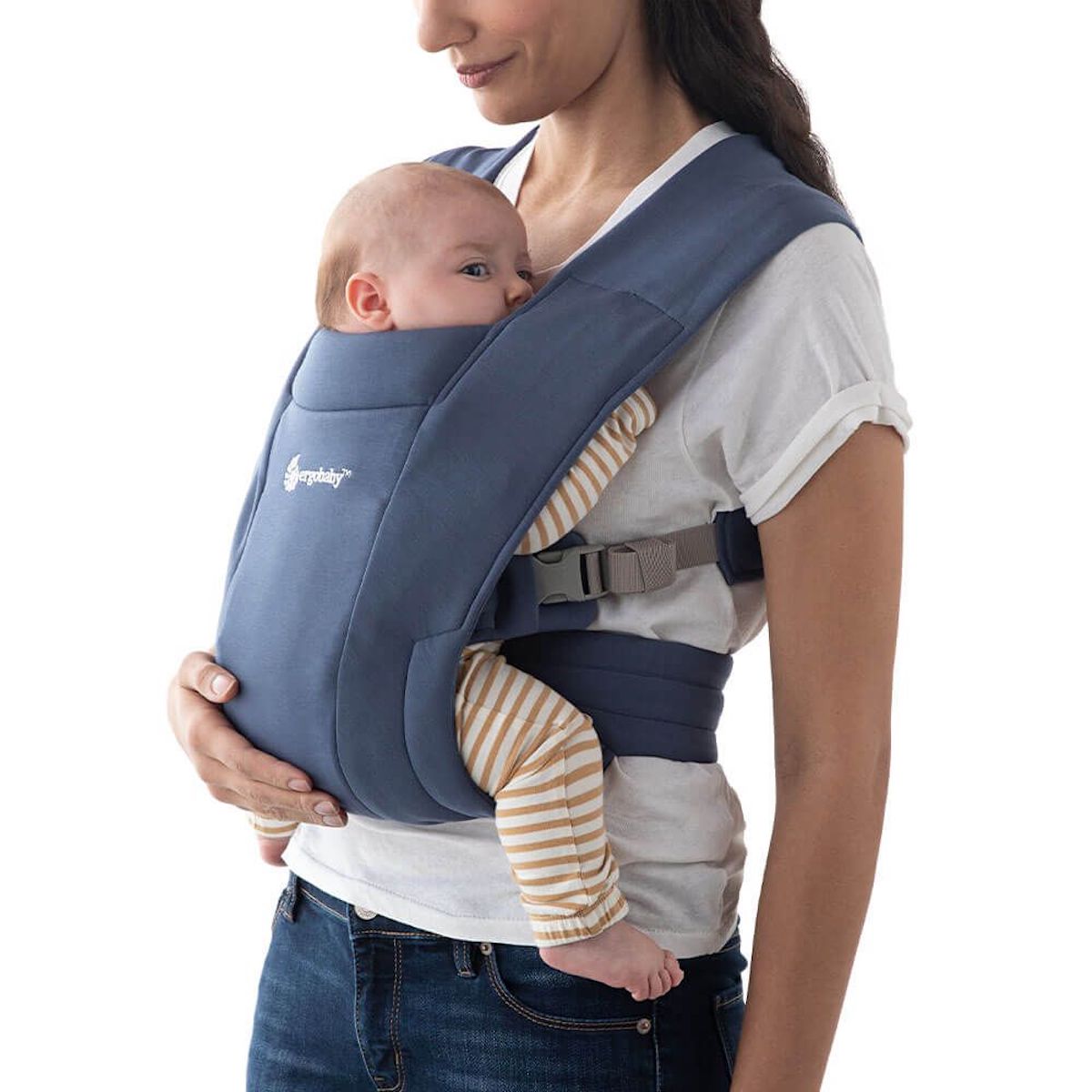 Portabebé EMBRACE Ergobaby azul marino | Abitare Kids