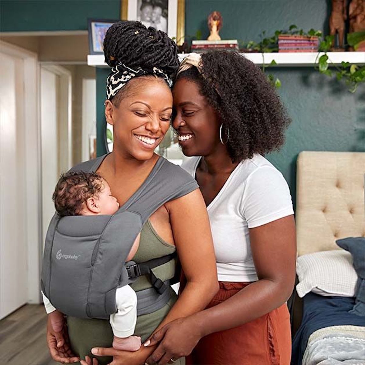 Portabebé EMBRACE Ergobaby Malla Soft Air washed black