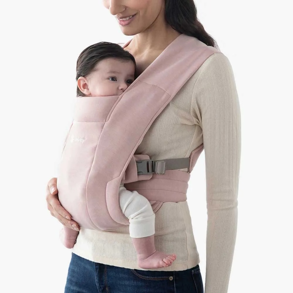 Portabebé EMBRACE Ergobaby Soft Knit blush pink