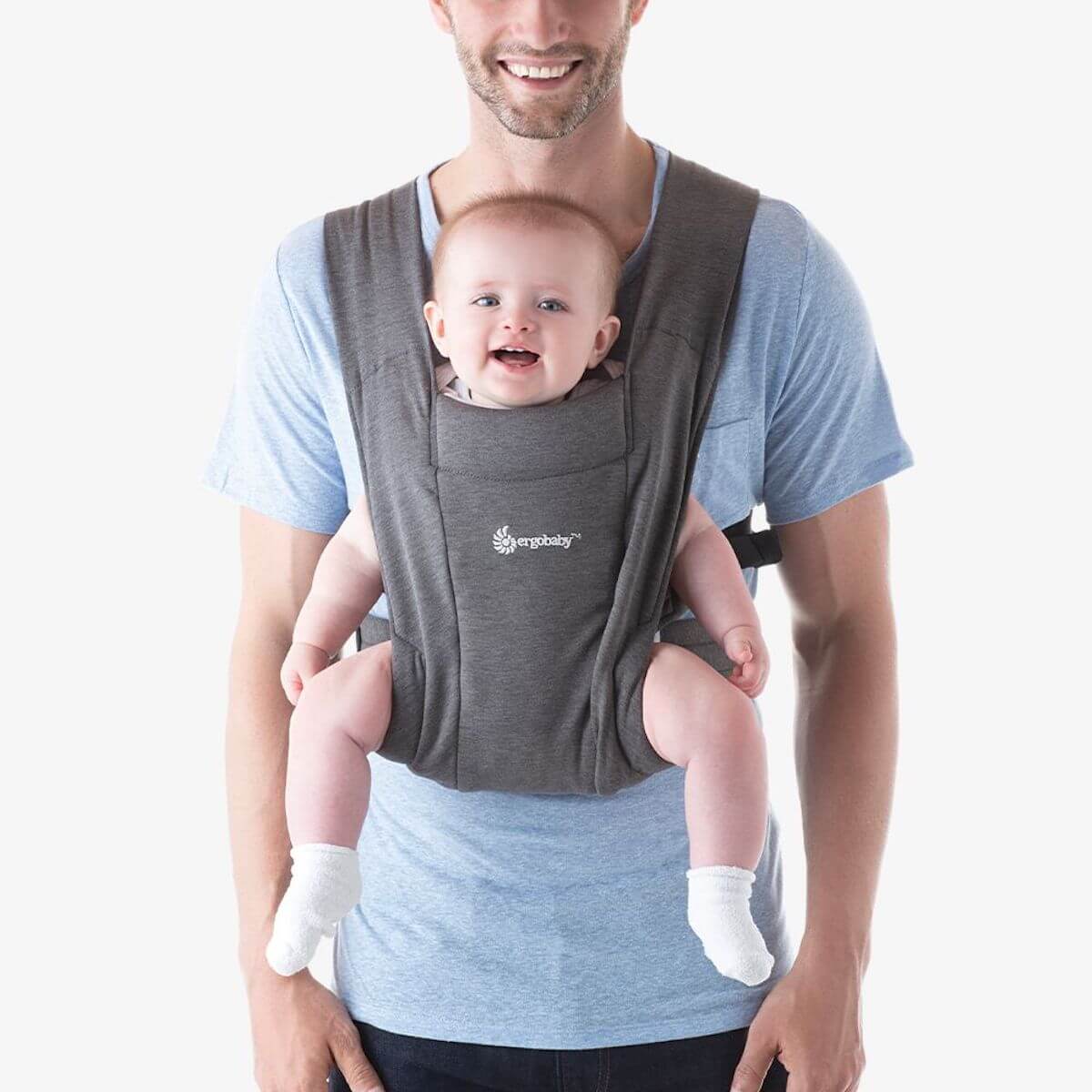 Portabebé EMBRACE Ergobaby Soft Knit grey