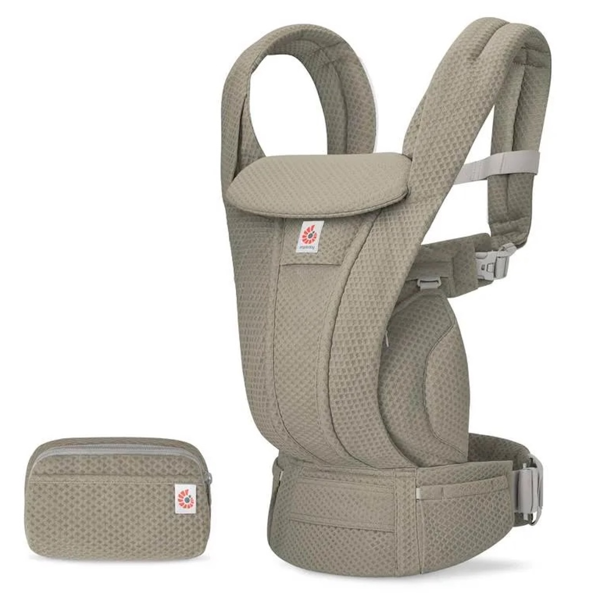 Portabebé OMNI DELUXE Ergobaby Malla soft olive