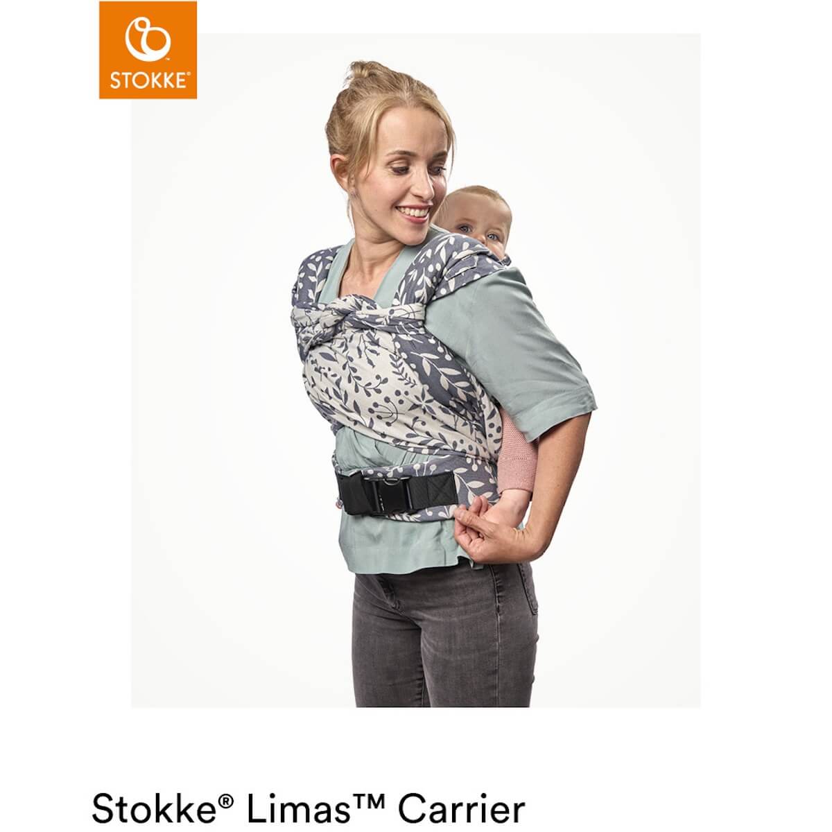 Portabebés Plus LIMAS Stokke glacier green