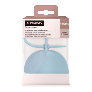 Portachupetes silicona COLOUR ESSENCE Suavinex azul