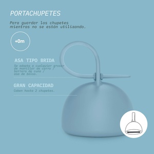 Portachupetes silicona COLOUR ESSENCE Suavinex azul