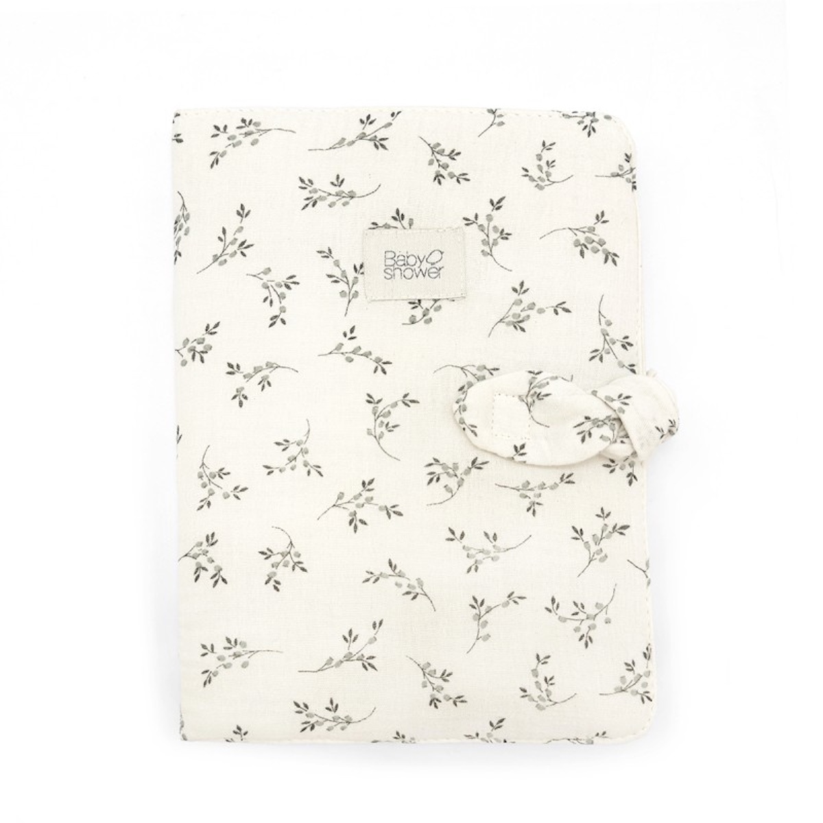 Portadocumentos KNOT Babyshower olive bloom