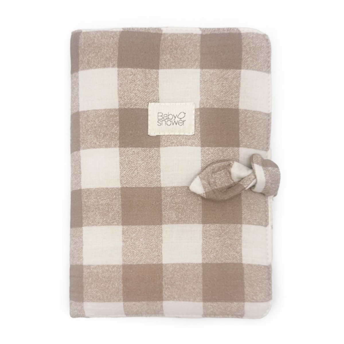 Portadocumentos KNOT Babyshower vichy caramel