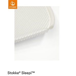 Protector colchón minicuna SLEEPI V3 Stokke blanco
