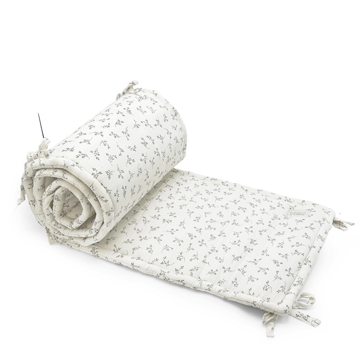 Protector cuna DOUX Babyshower olive bloom