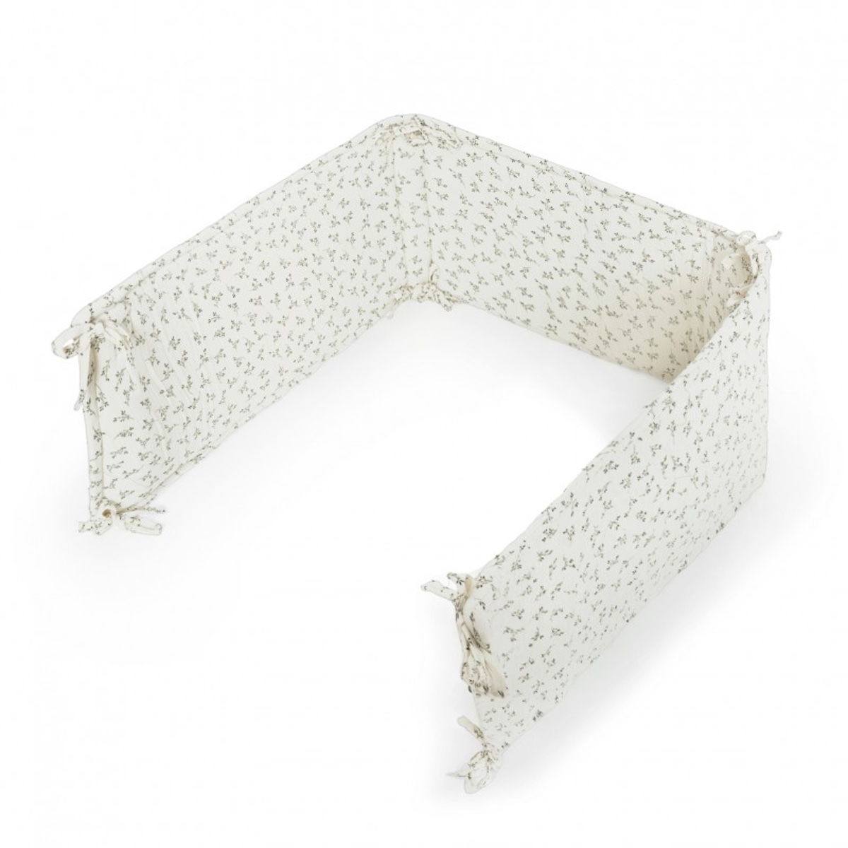 Protector cuna DOUX Babyshower olive bloom