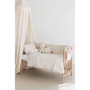 Protector cuna DOUX Babyshower olive bloom