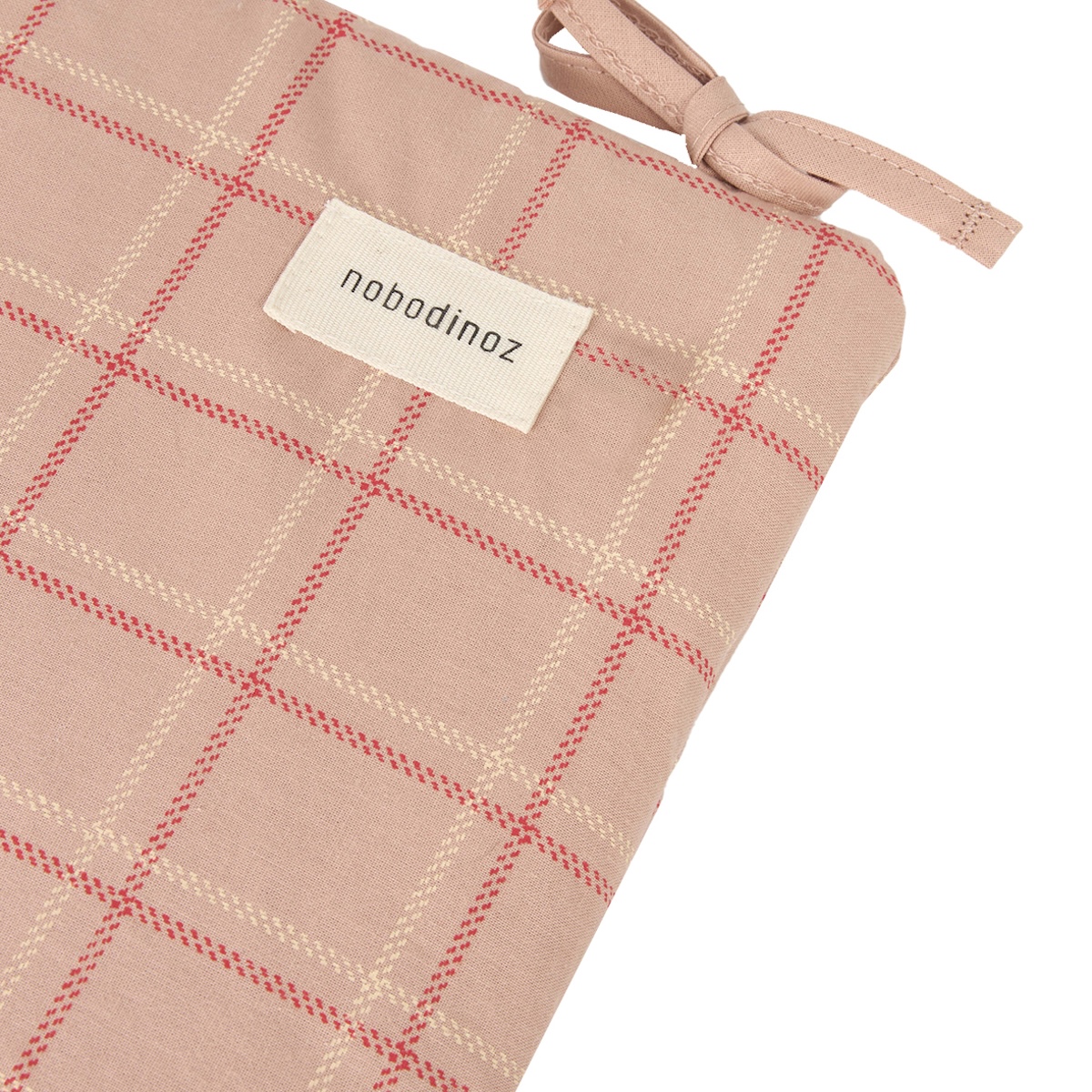 Protector cuna NEST STORIES Edición Limitada Nobodinoz  pink red checks